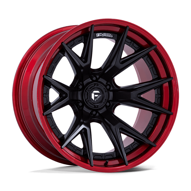 Fuel 1PC FC402 Catalyst 20x9 6x139.7 M-BLK RD - FC402MQ20906820