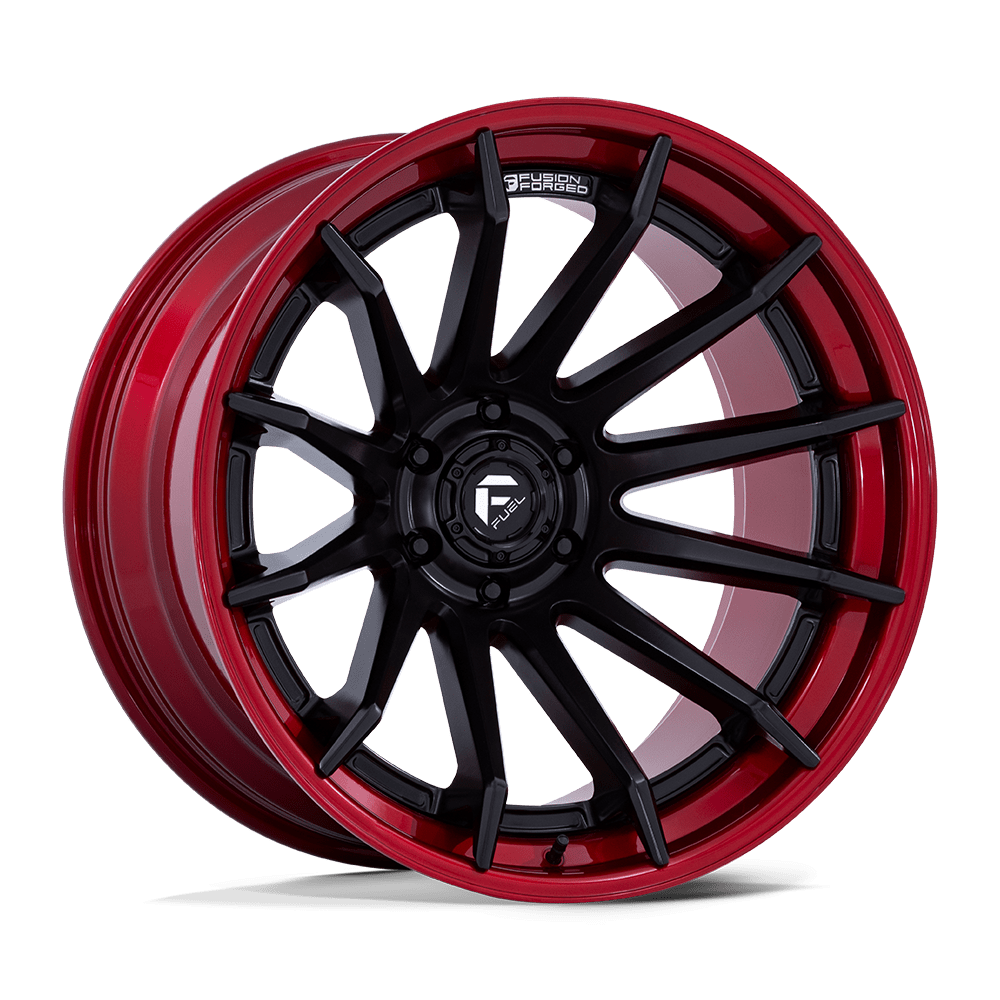 Fuel 1PC FC403 Burn 22x12 5x127 M-BLK RD - FC403MQ22125044N