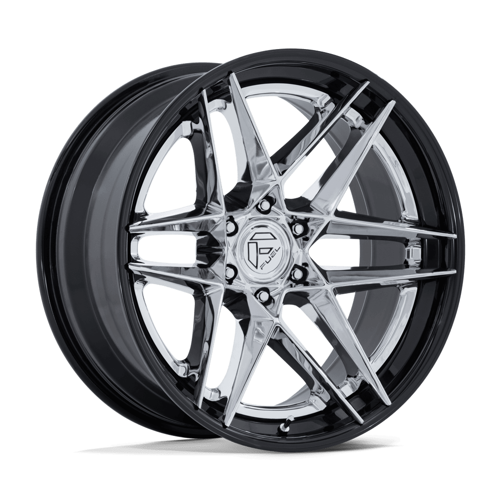 Fuel 1PC FC408 Flight 22x10 6x135 CHROME-GB-LP - FC408PB22106318N