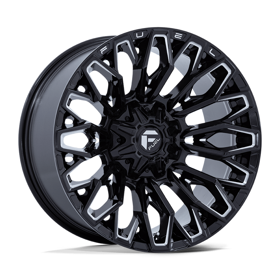 Fuel 1PC FC865 Strike 22x10 8x165.1 G-BLK MILL - FC865BE22108018N