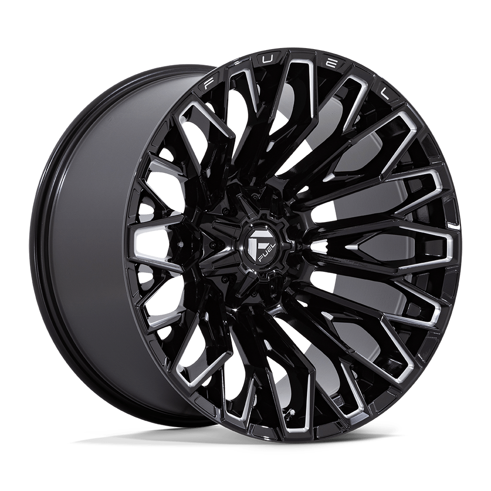 Fuel 1PC FC865 Strike 22x12 8x180 G-BLK MILL - FC865BE22128844N