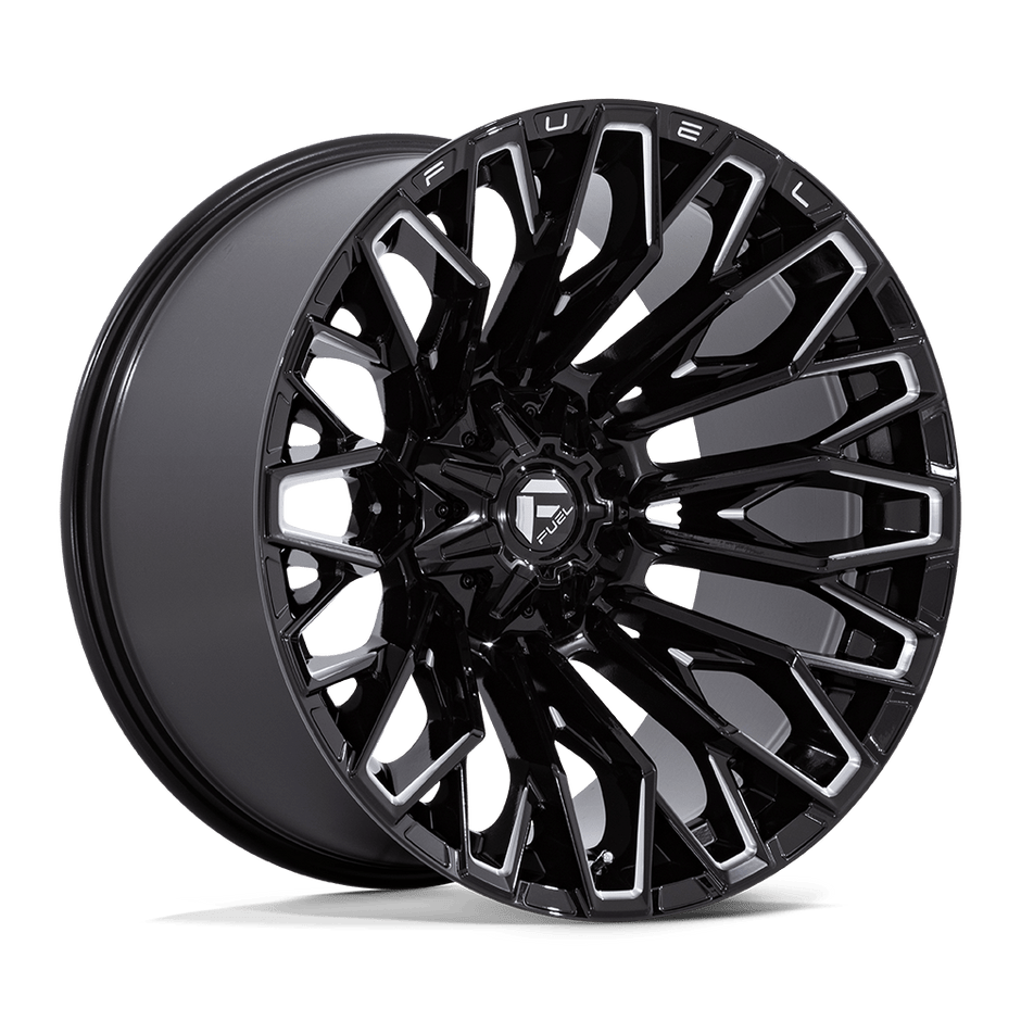Fuel 1PC FC865 Strike 22x12 8x180 G-BLK MILL - FC865BE22128844N