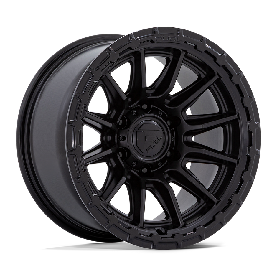 Fuel 1PC FC866 Piston 20x10 6x139.7 BLK-OUT GB-LP - FC866MX20106818N
