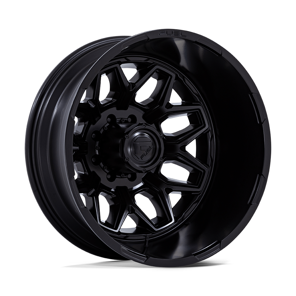 Fuel 1PC D871 Flux Dually 22x8.25 8x165.1 BLK-OUT - D87122828D35