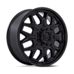 Fuel 1PC D871 Flux Dually 22x8.25 8x170 BLK-OUT - D871228217