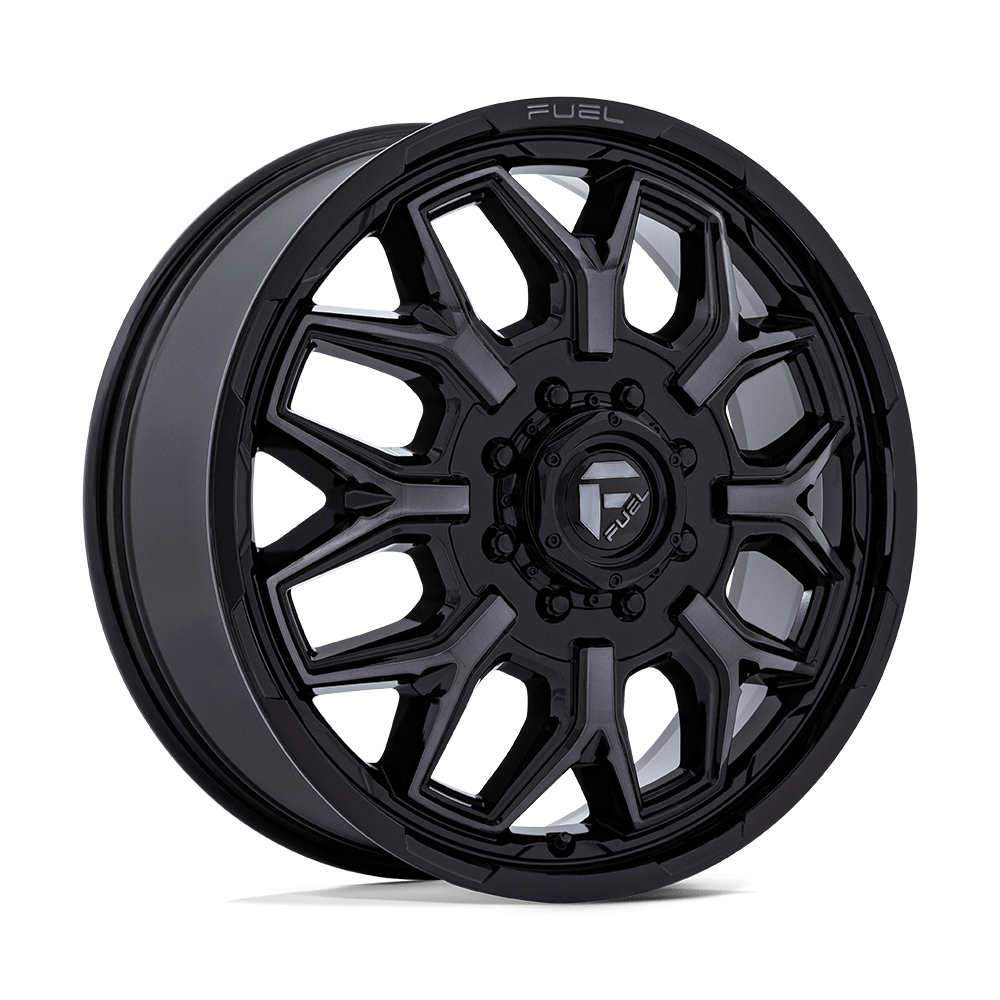 Fuel 1PC D875 Flux Dually 22x8.25 8x200 G-BLK GTCC - D875228292