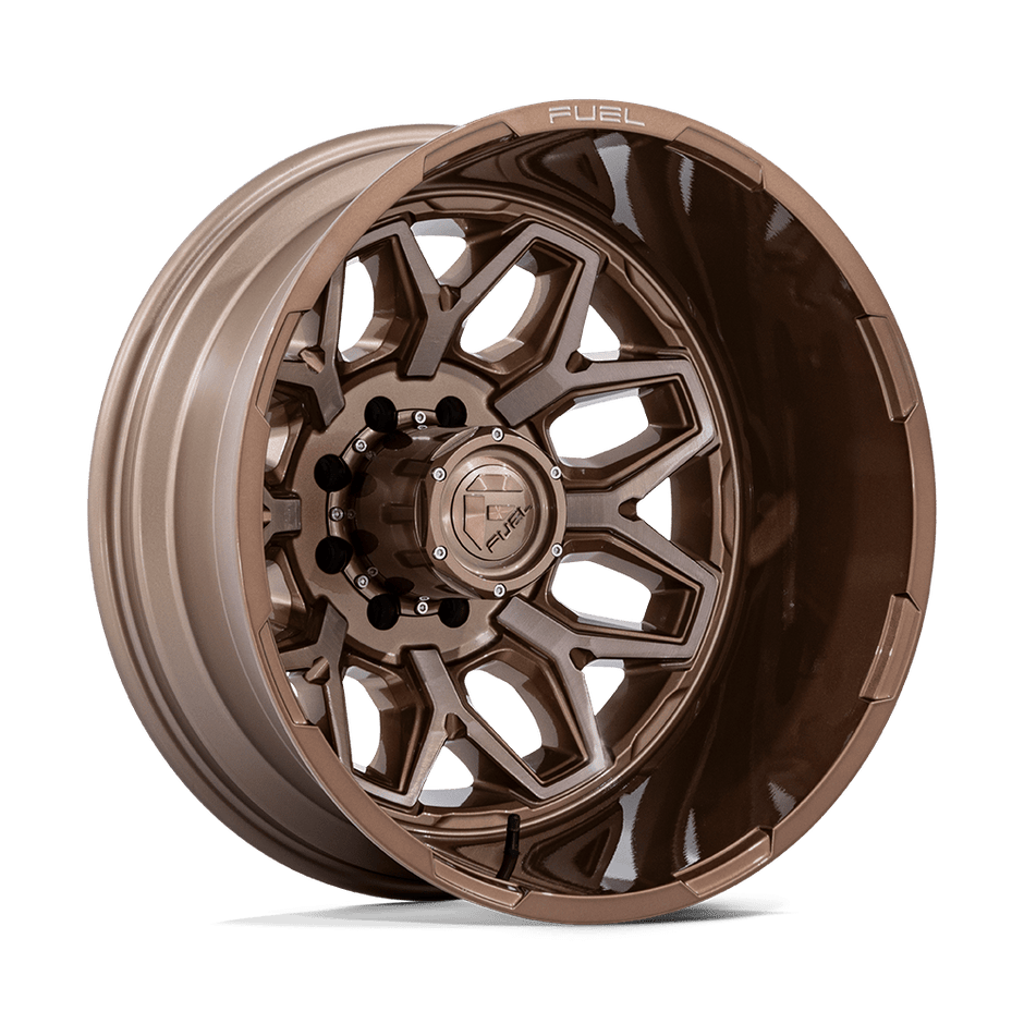 Fuel 1PC D876 Flux Dually 20x8.25 8x165.1 PLTNM-BRNZ - D87620828D35