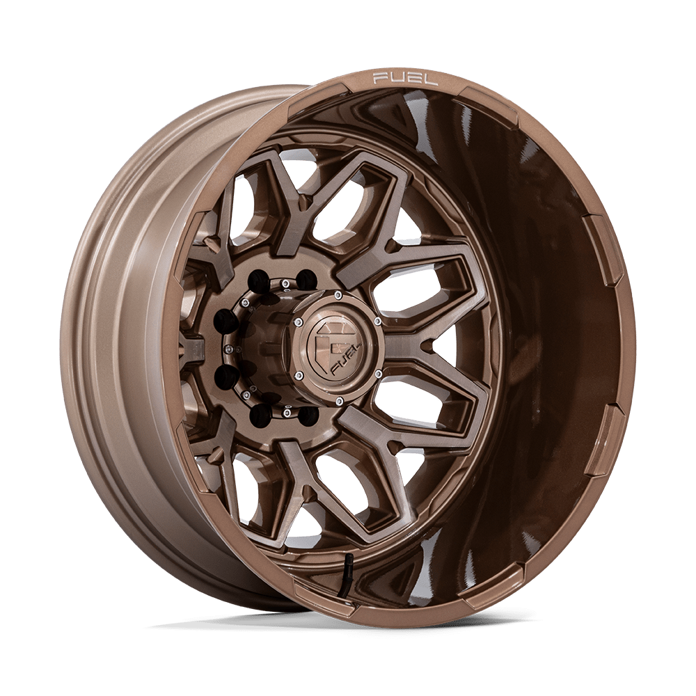 Fuel 1PC D876 Flux Dually 22x8.25 8x165.1 PLTNM-BRNZ - D87622828D35