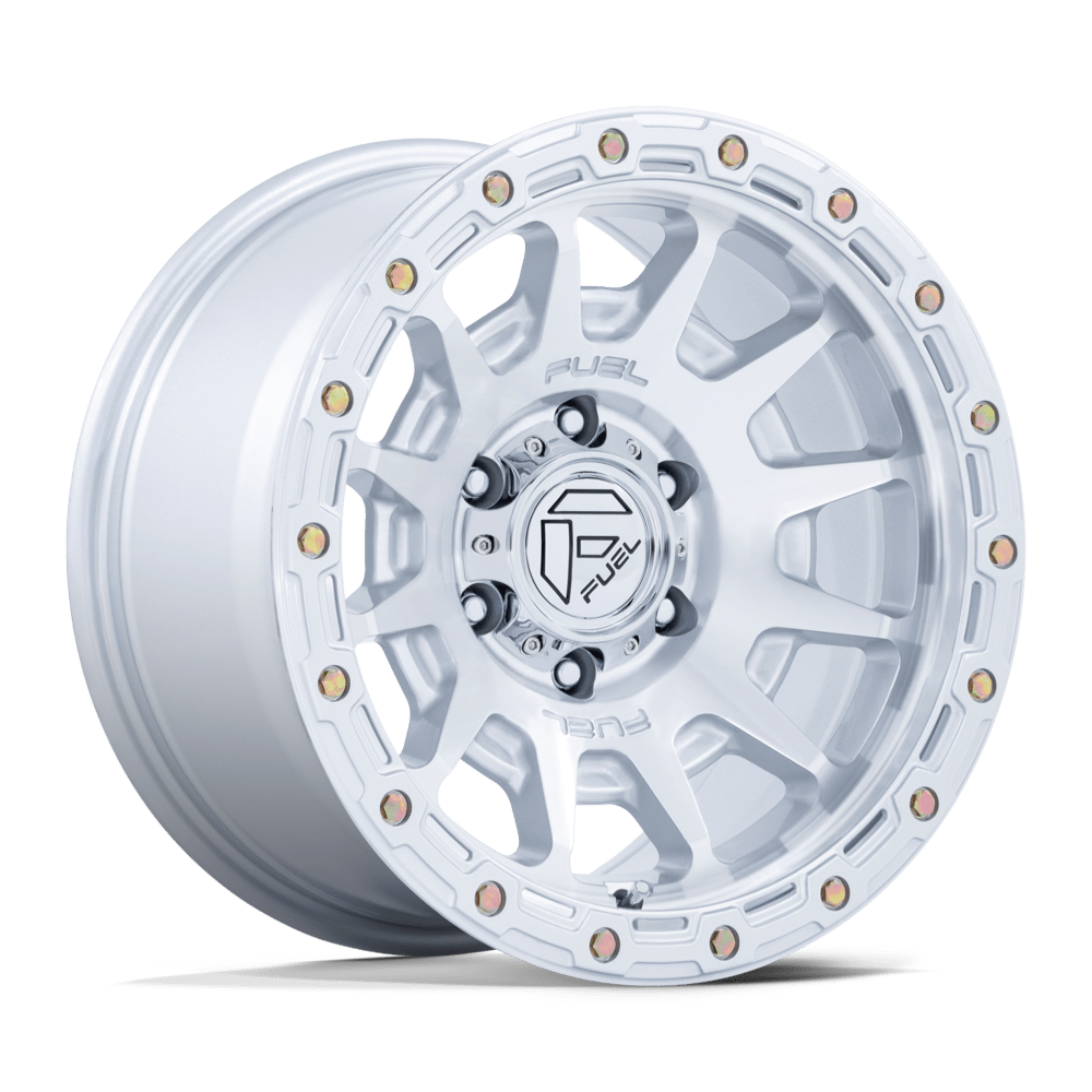 Fuel 1PC FC884 Fortress 17x9 5x127 G-SLV MACH-FC - FC884SD17905012N