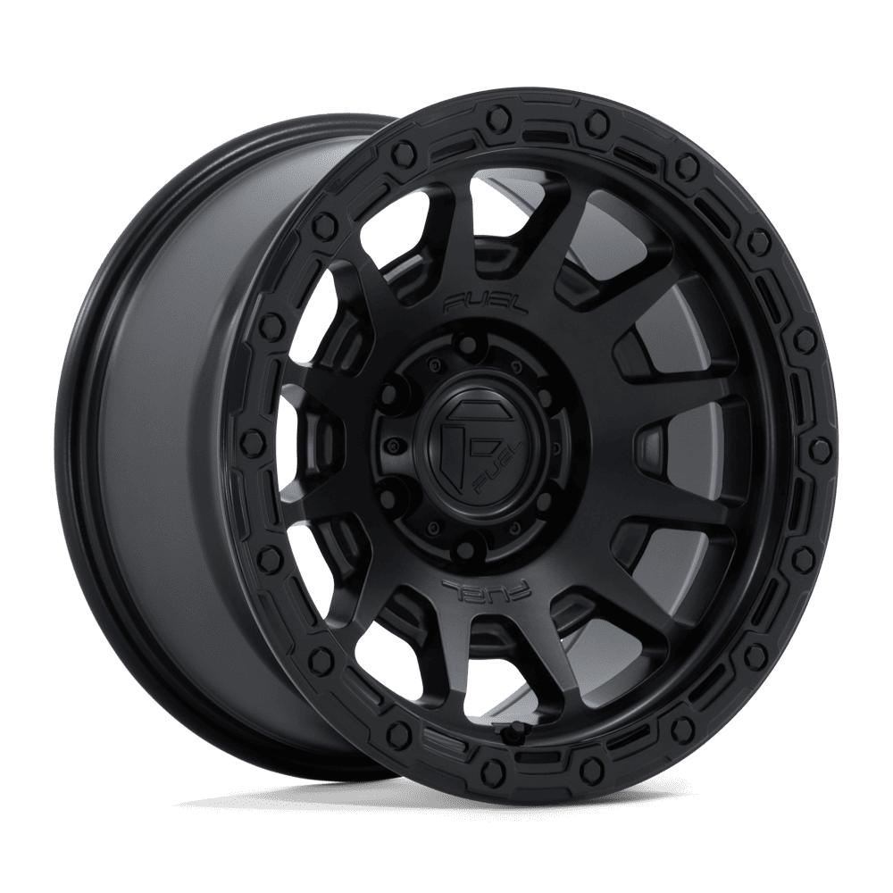 Fuel 1PC FC884 Fortress 17x8.5 6x139.7 M-BLK G-BLK-LP - FC884MB17856825