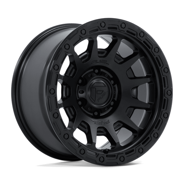 Fuel 1PC FC884 Fortress 17x9 5x127 M-BLK G-BLK-LP - FC884MB17905012N