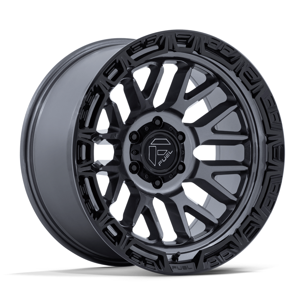 Fuel 1PC FC890 Rail 20x10 5x127 G-GNMTL BLK-LP - FC890AB20105018N