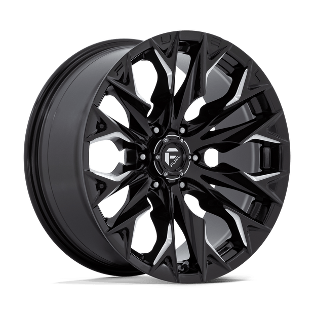 Fuel 1PC D803 Flame 20x9 6x139.7 G-BLK-MILL - D80320908450