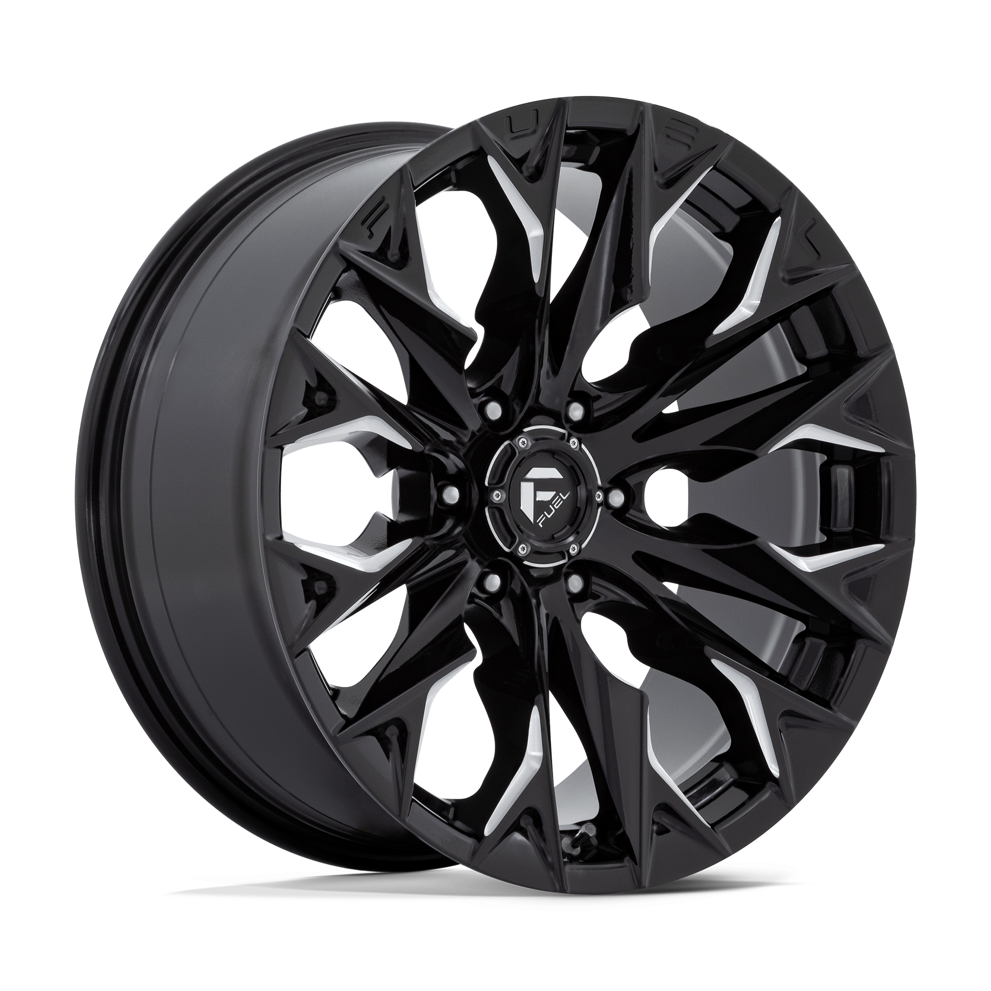Fuel 1PC D803 Flame 20x9 6x135 G-BLK-MILL - D80320908950