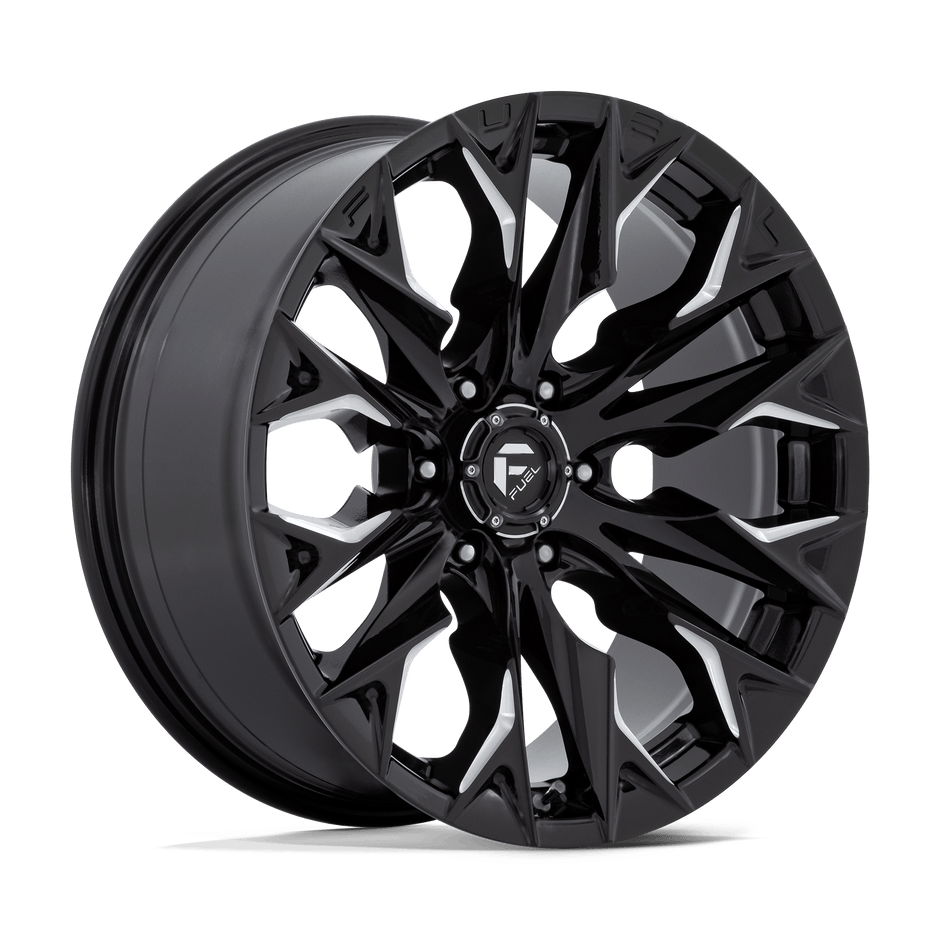 Fuel 1PC D803 Flame 20x9 6x135 G-BLK-MILL - D80320908950