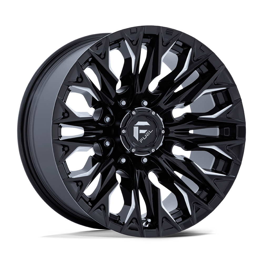 Fuel 1PC D803 Flame 20x9 8x180 G-BLK-MILL - D80320901850