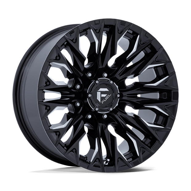Fuel 1PC D803 Flame 20x9 8x170 G-BLK-MILL - D80320901757
