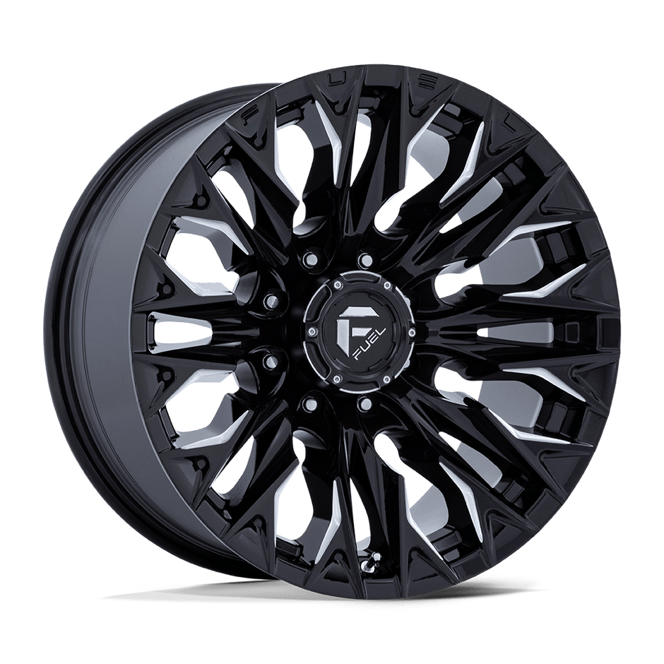 Fuel 1PC D803 Flame 20x9 8x180 G-BLK-MILL - D80320901857