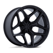 Fuel 1PC Flux 17x9 5x127 BLK-OUT - FC854MX17905012N