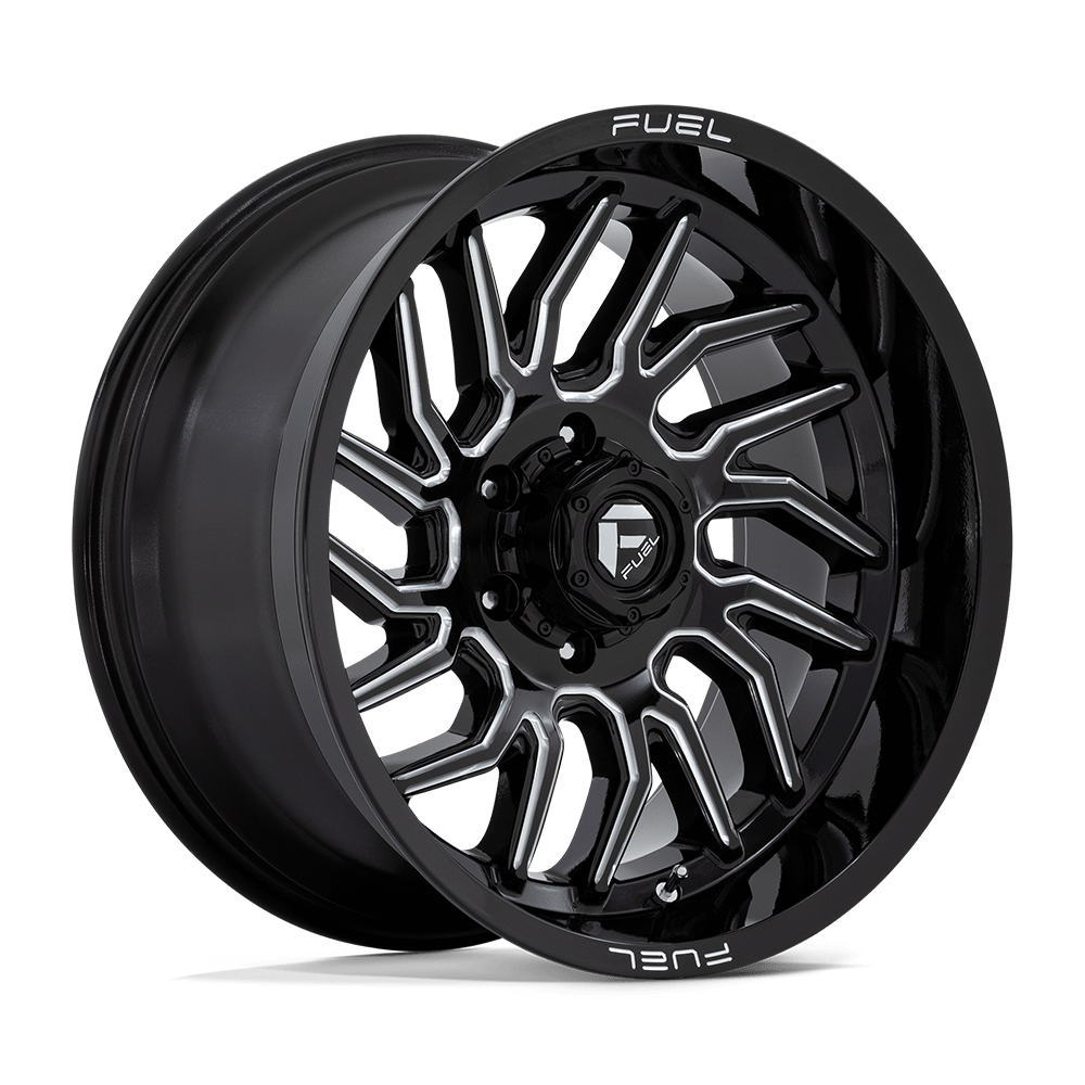 Fuel 1PC D807 Hurricane 20x10 6x139.7 G-BLK-MILL - D80720008447