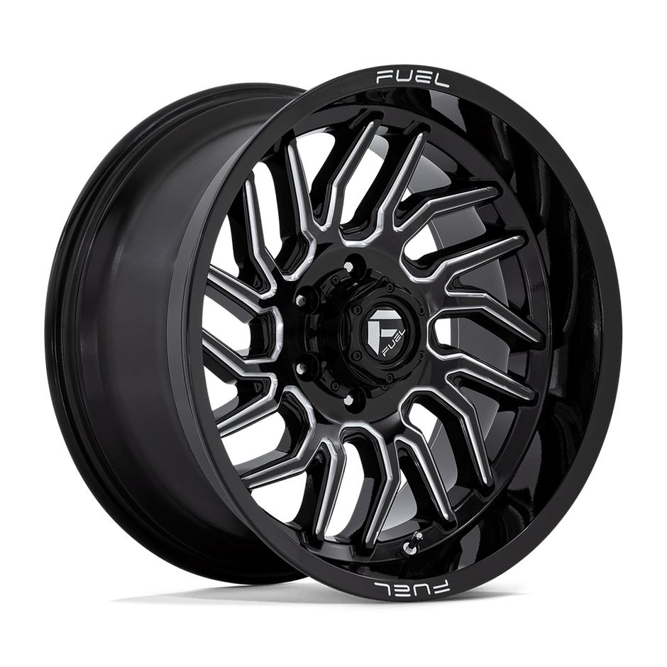 Fuel 1PC D807 Hurricane 20x10 6x139.7 G-BLK-MILL - D80720008447