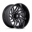 Fuel 1PC D807 Hurricane 24x12 8x170 G-BLK-MILL - D80724201747