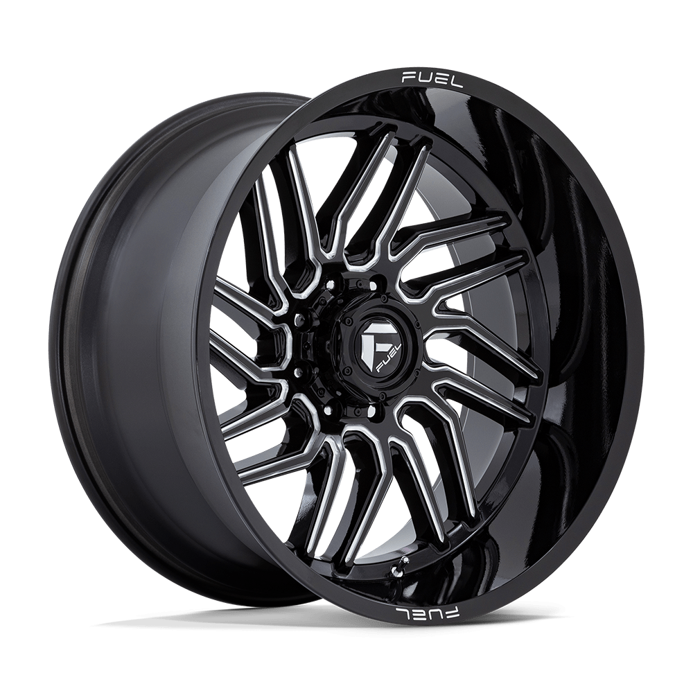 Fuel 1PC D807 Hurricane 24x12 8x165.1 G-BLK-MILL - D80724208247