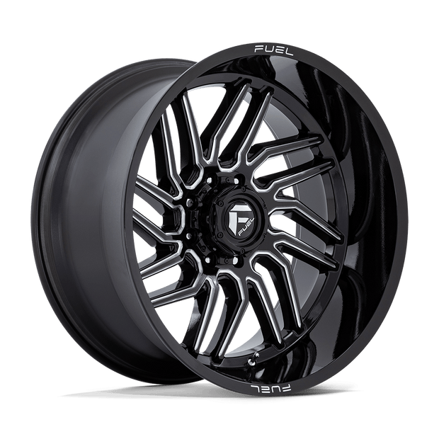 Fuel 1PC D807 Hurricane 24x12 8x170 G-BLK-MILL - D80724201747