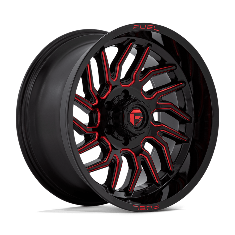 Fuel 1PC D808 Hurricane 20x10 6x135 G-BLK MILL-RT - D80820008947