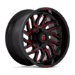 Fuel 1PC D808 Hurricane 20x10 6x135 G-BLK MILL-RT - D80820008947