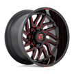Fuel 1PC D808 Hurricane 22x12 6x139.7 G-BLK MILL-RT - D80822208447