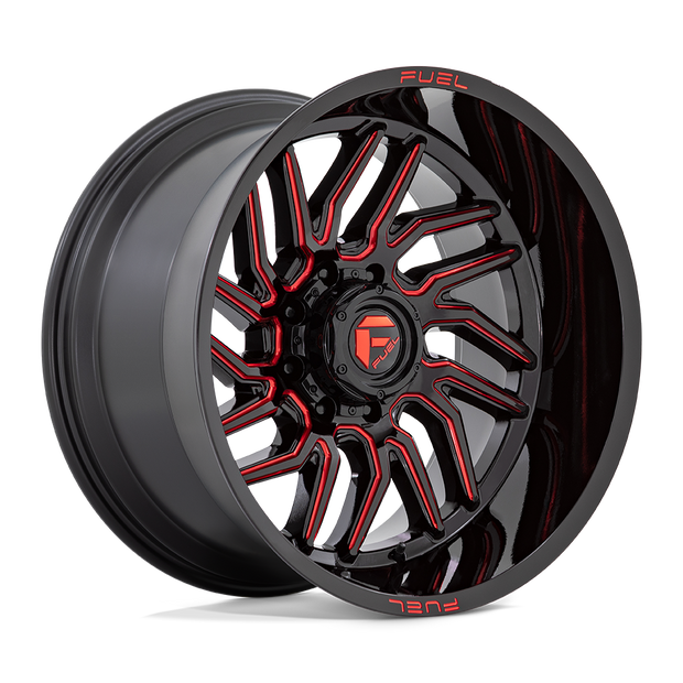 Fuel 1PC D808 Hurricane 20x10 5x127 G-BLK MILL-RT - D80820007547