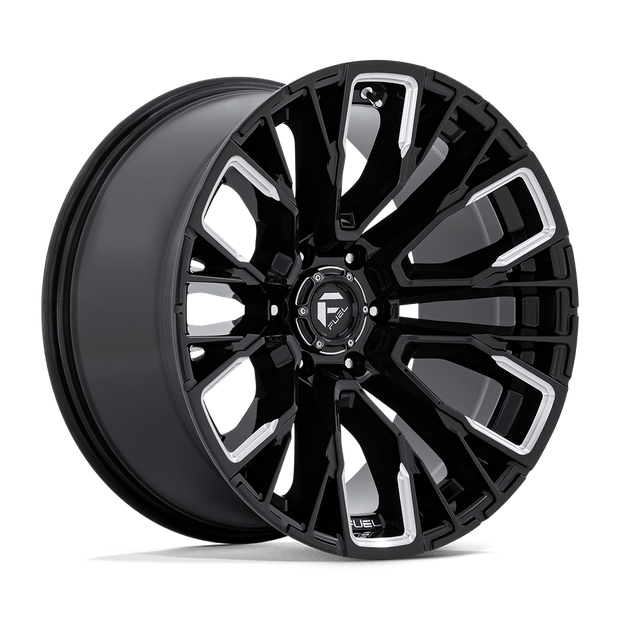 Fuel 1PC D849 Rebar 17x9 6x139.7 G-BLK-MILL - D84917908445