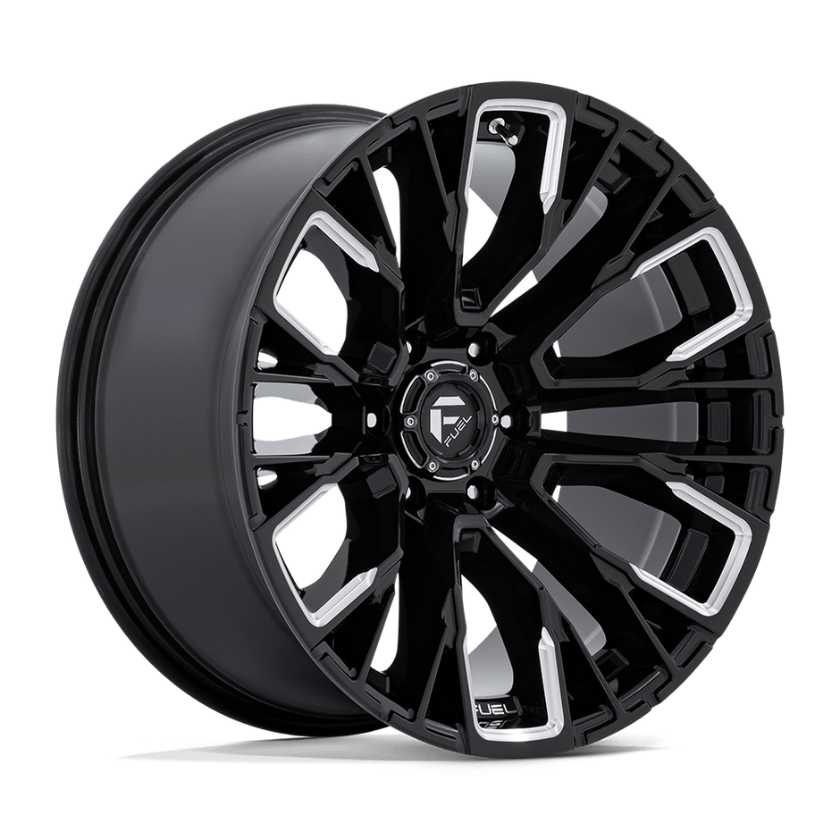Fuel 1PC D849 Rebar 20x10 6x139.7 G-BLK-MILL - D84920008447