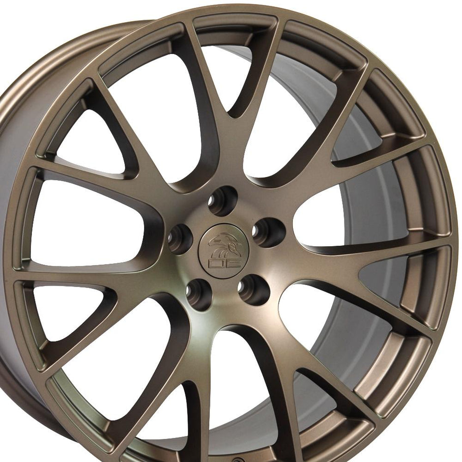 OE Wheels 22" Replica DG69 fits Dodge RAM Hellcat 22x10 Bronze - DG69-22100-5550-25BR