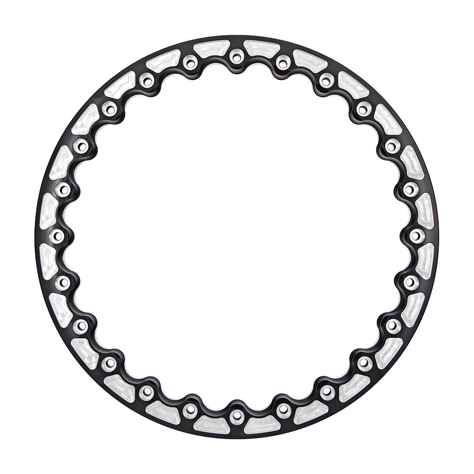 Forgestar 18" D5/6 Beadlock Ring / Gloss BLK MIL (8Q058) - 10FBLRD18GBM