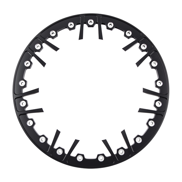 Forgestar 15" F14 Beadlock Ring / Satin Black - 10FBLRF15SB0