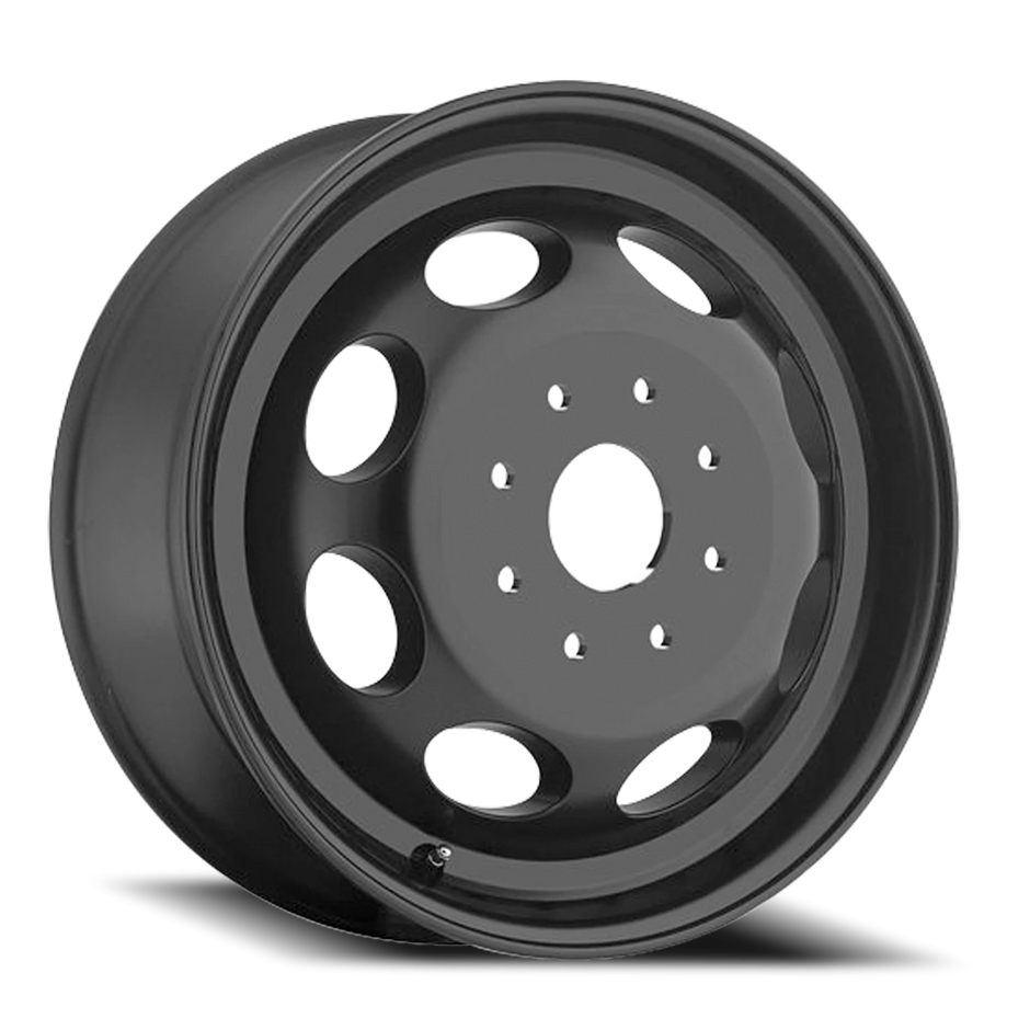 Vision Hauler 19.5x6.75 8x165.1 102mm Matte Black (Fits All Dodge/In 2019 Dodge added 8-200pcd for Rear/No Rivets) : 181Z9681MBIR121