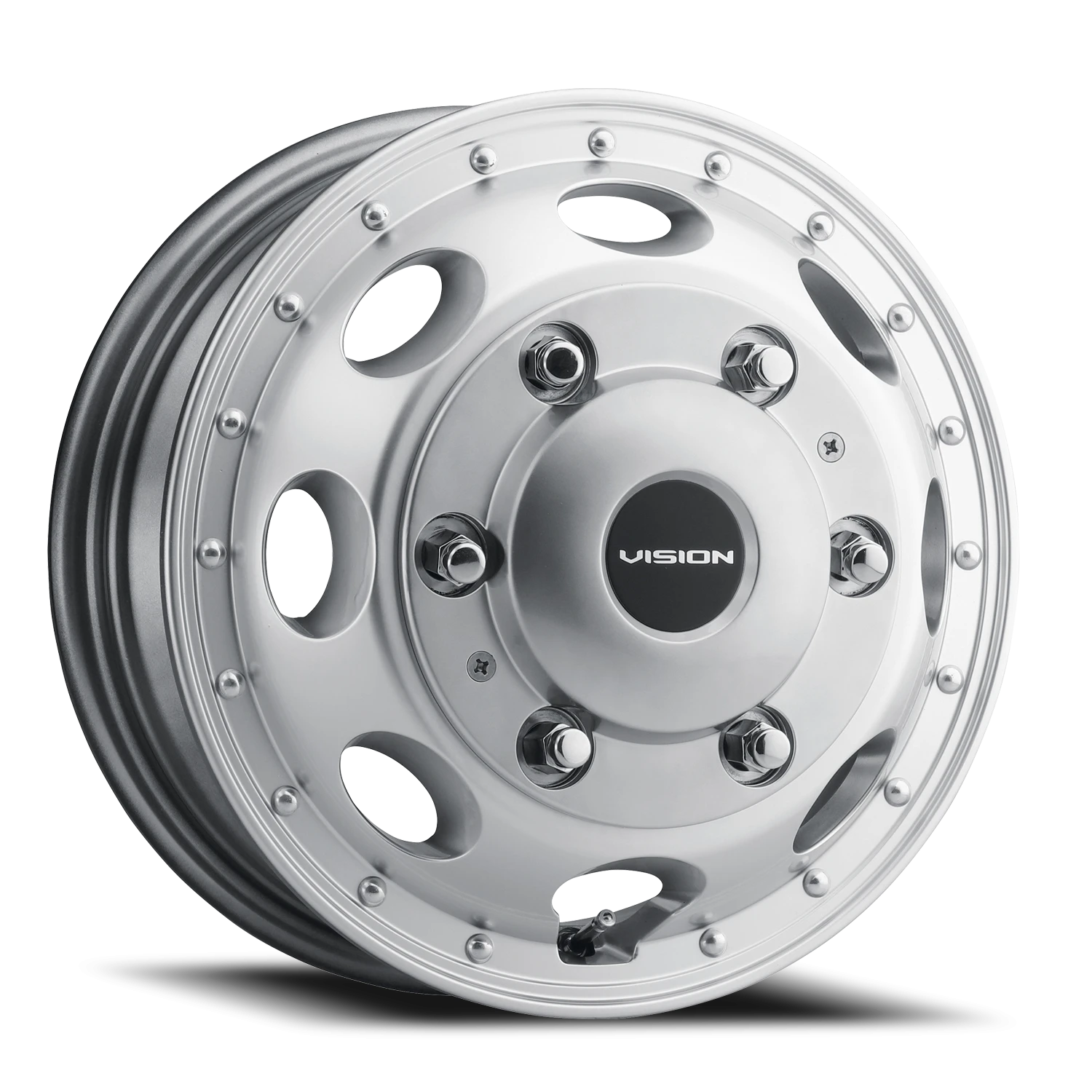Vision Hauler 16x5.5 6x205 120.05mm Hyper Silver : 181Z6526HSF161