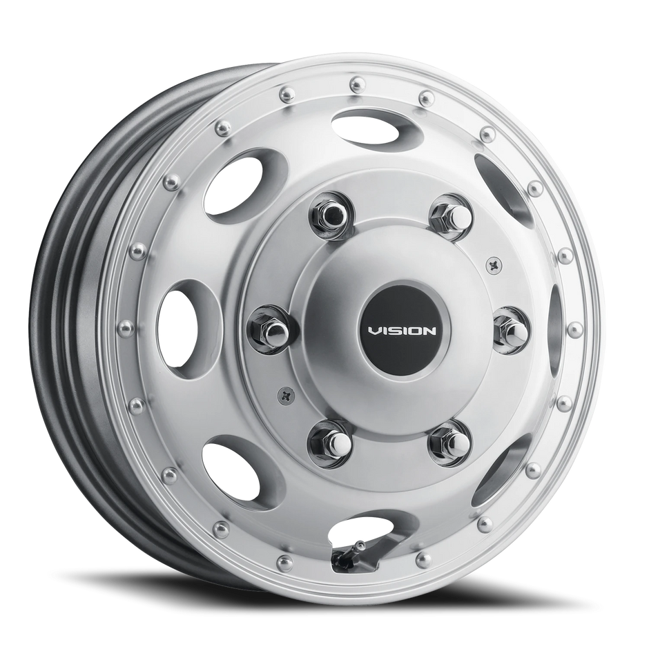 Vision Hauler 16x5.5 6x205 120.05mm Hyper Silver : 181Z6526HSF161