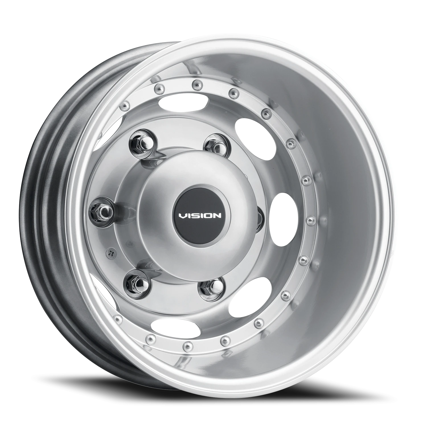 Vision Hauler 16x5.5 6x205 -126.05mm Hyper Silver : 181Z6526HSR161