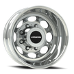 Vision Hauler 19.5x6.75 8x165.1 -143mm Chrome (Fits '88 to '98 Ford/No Rivets) : 181Z9681CR125NR