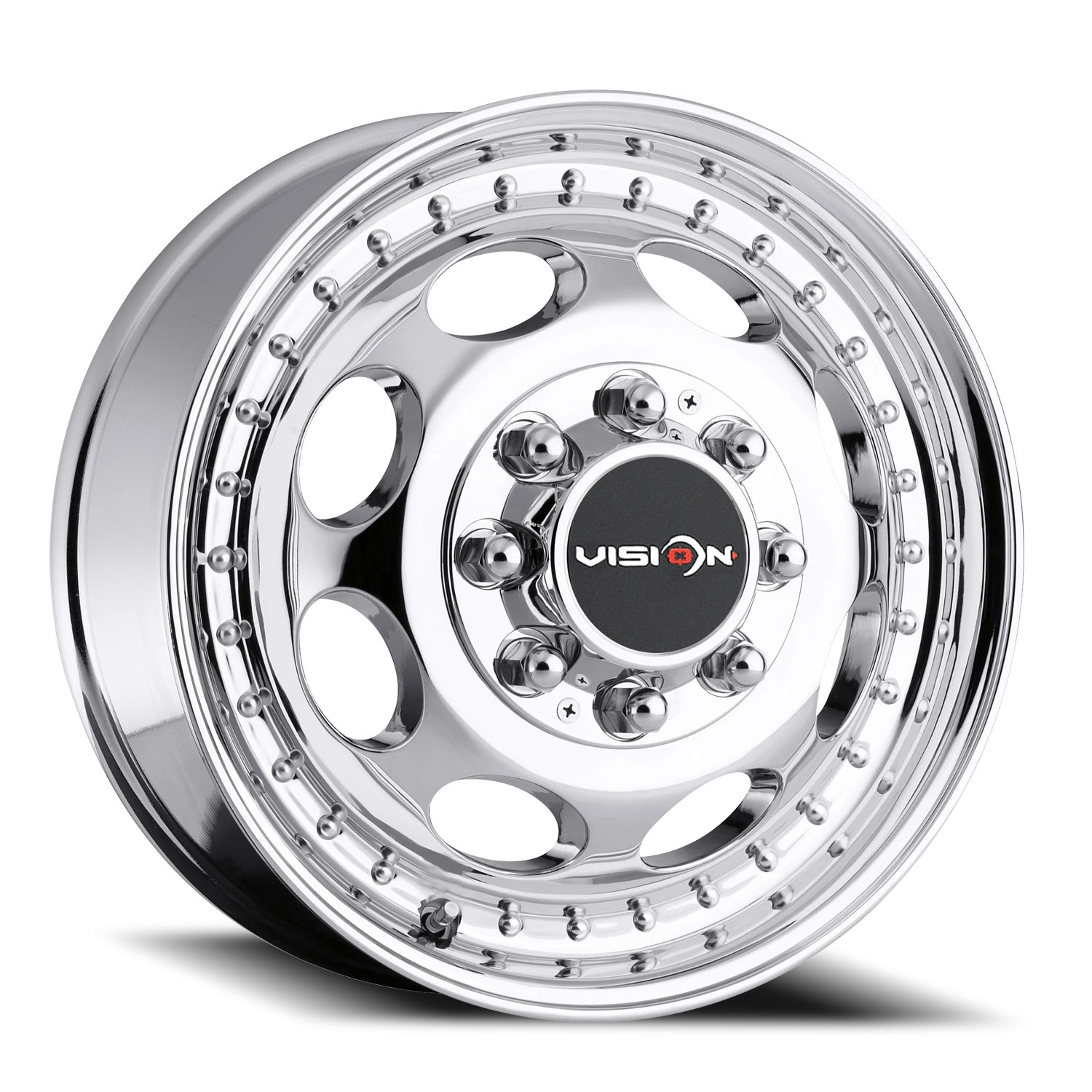 Vision Hauler 19.5x6.75 8x165.1 102mm Chrome : 181Z9681CF124