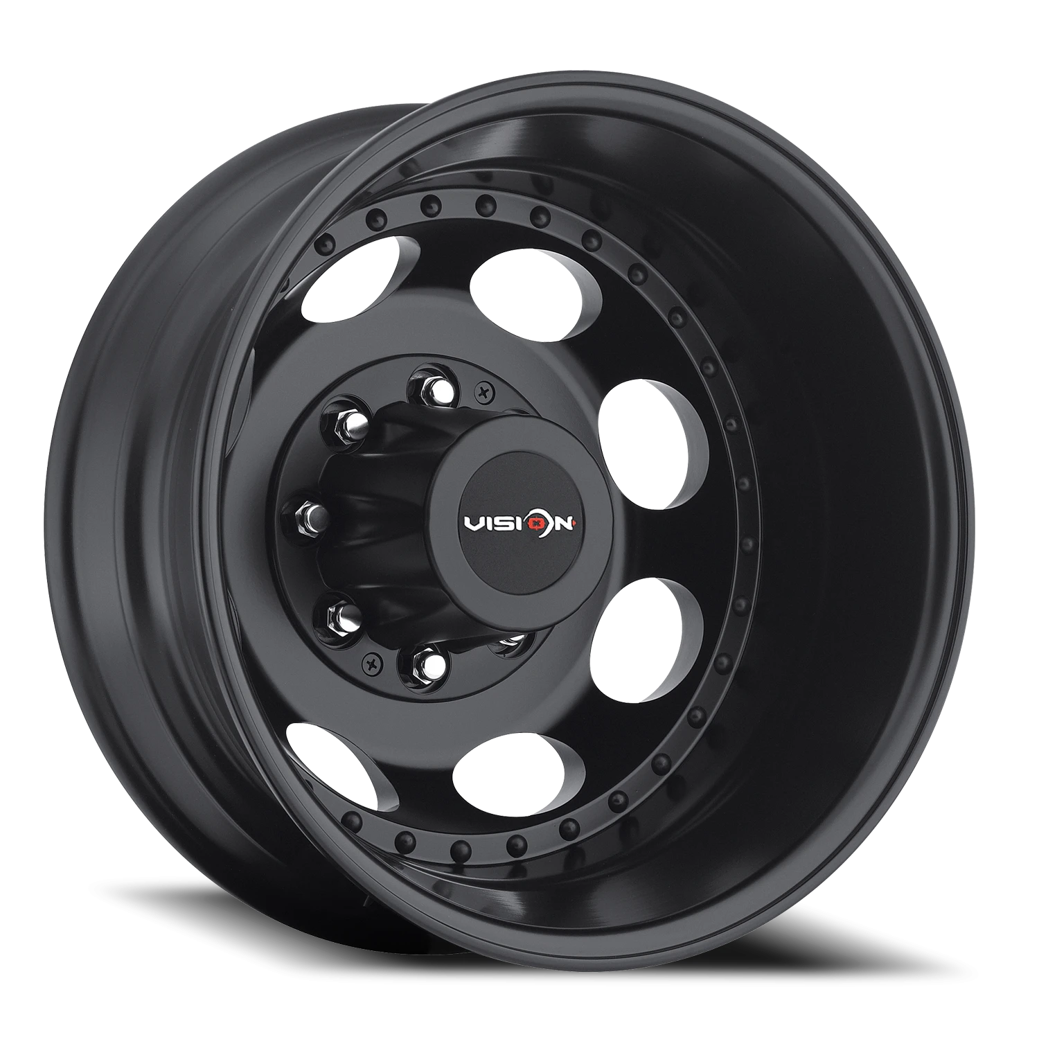 Vision Hauler 16x6 8x165.1 -137mm Matte Black : 181Z6681MBR