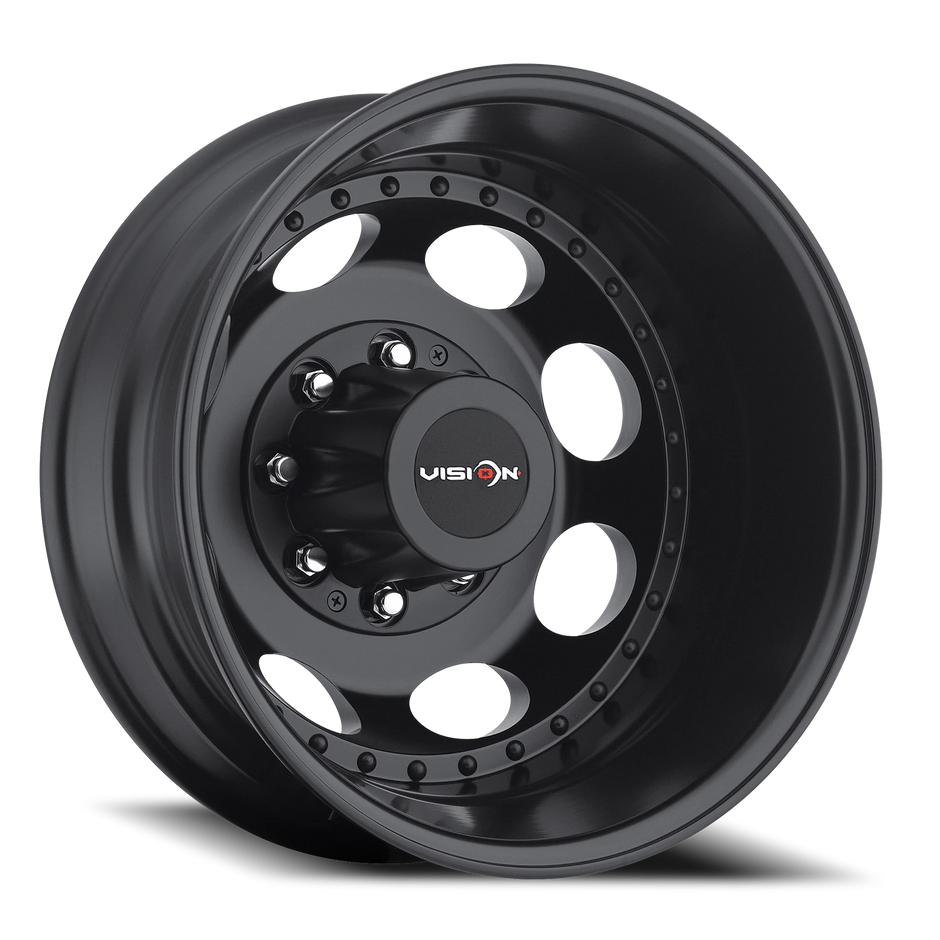Vision Hauler 16x6 8x165.1 -137mm Matte Black : 181Z6681MBR
