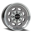 Vision Hauler 19.5x7.5 8x180 25mm Gunmetal Machined Lip (No Rivets) : 81E-9787GML25NR