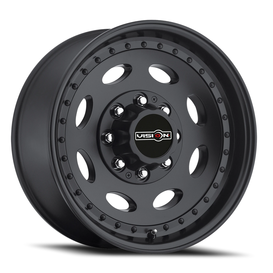 Vision Hauler 16x6 8x165.1 0mm Matte Black : 81A-6681MB0