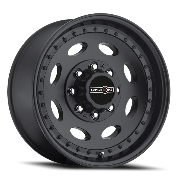 Vision Hauler 16x6 8x165.1 0mm Matte Black : 81C-6681MB0