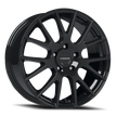 Vision Hellion 16x7 5x114.3 38mm Gloss Black : 18A6765GB38