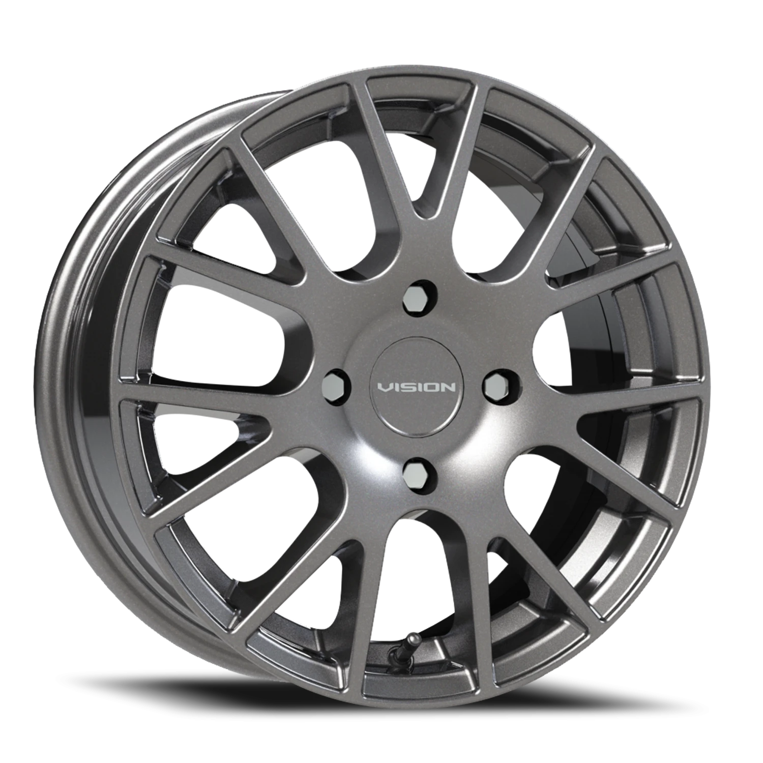 Vision Hellion 15x6.5 4x114.3 38mm Gunmetal : 18-5648GM38